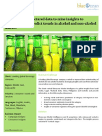Leveraging Unstructured Data To Mine Insights To Understand and Predict Trends in Alcohol and Non-Alcohol Market
