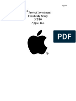 Apple Project Investment Feasability