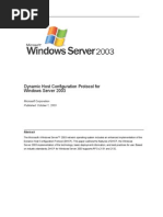 Download Dynamic Host Configuration Protocol for Windows Server 2003 by abhia16 SN23737963 doc pdf