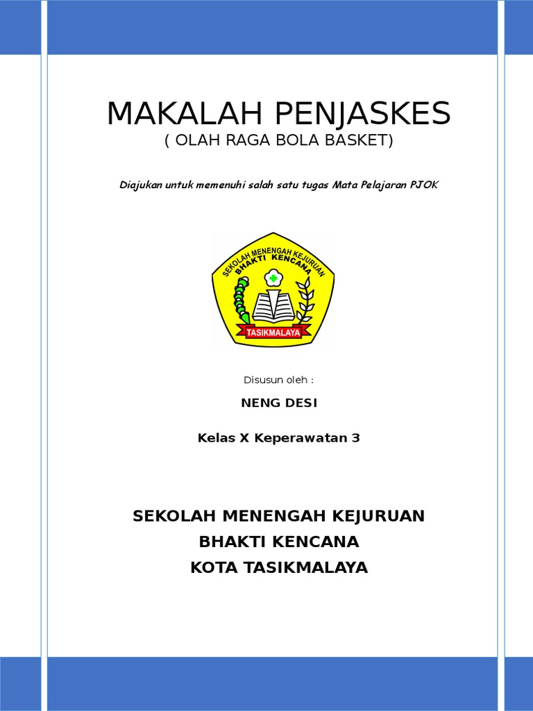Contoh Makalah Penjaskes