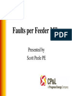 Faults Per Feeder Mile: Presented by Scott Peele PE
