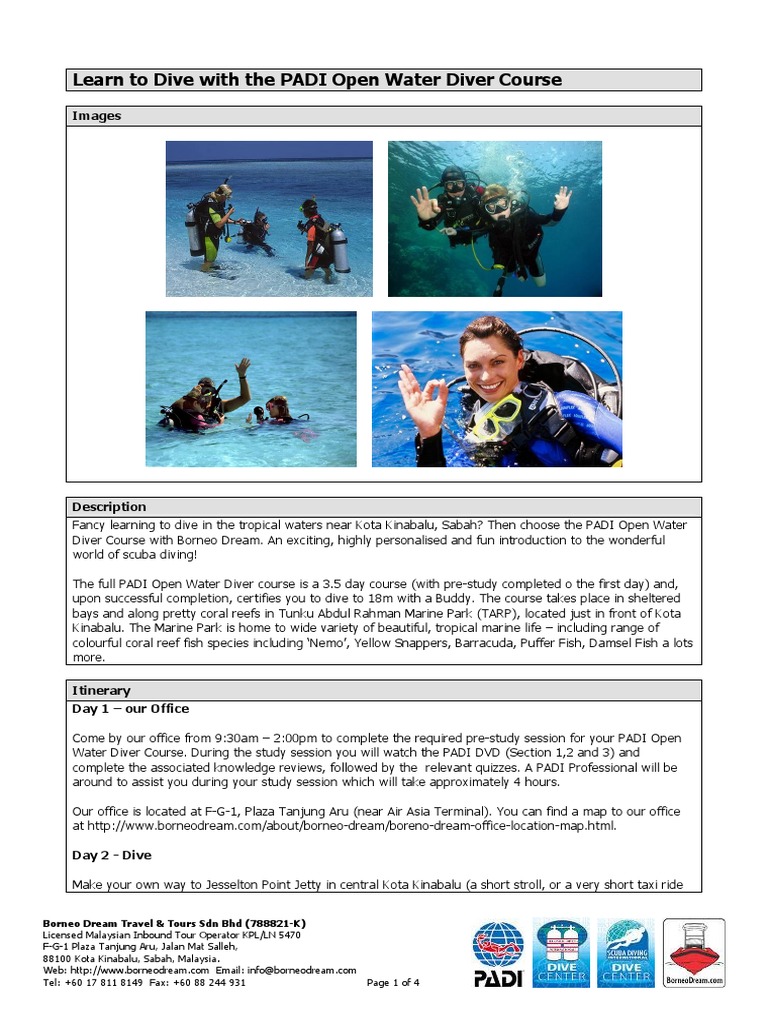 PADI OPEN WATER MANUAL PDF FREE DOWNLOAD 2022 visual data 4