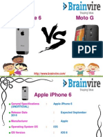 Apple iPhone 6 vs Motorola Moto G