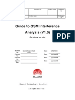 GSM Interference Analysis