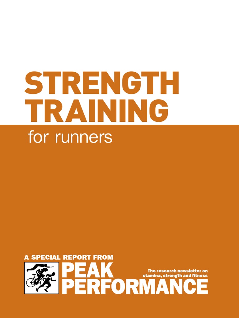 Strength Training For Runners PDF Running Weight Training