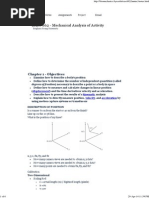 Mechanical Analysis of Activity