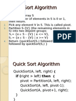 Lec 9+10 Divide and Conqure Quick Sort Algorithm