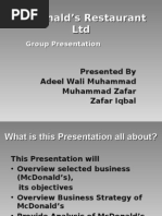 Download McDonalds Presentation by Ali SN23740143 doc pdf