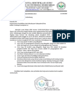 Undangan PLPG Gel 1 + Info Kelengkapan Berkas Peserta + Surat Pernyataan Peserta (Terlampir)
