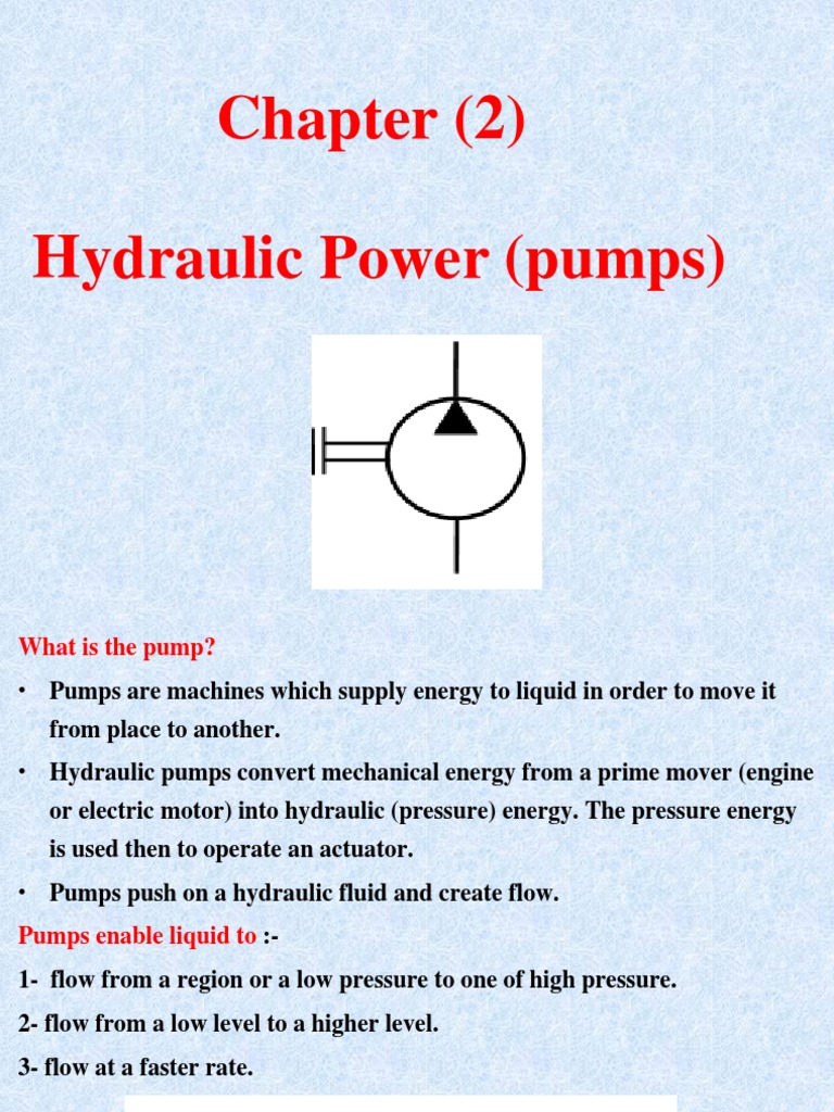 Hydraulic Pumps PDF Pump Gear