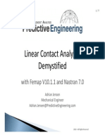 Seminar Linear Contact Analysis Notes