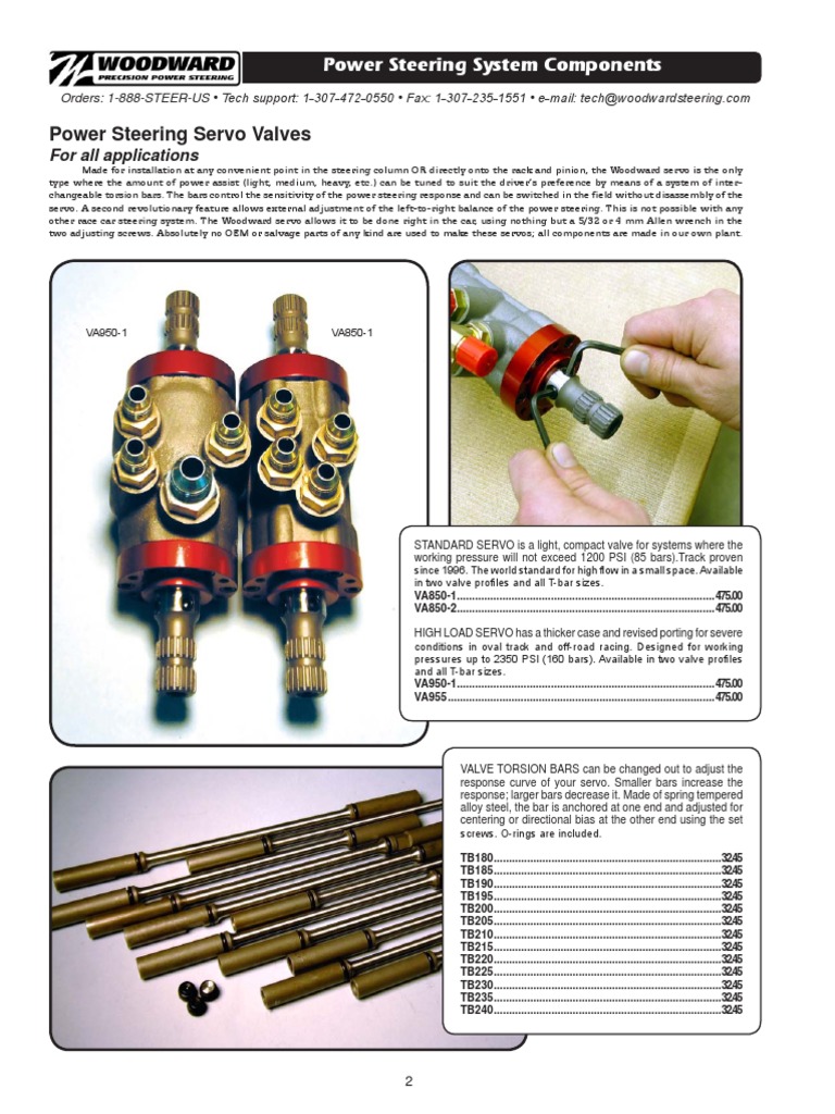 Power Steering System Components | PDF | Steering | Belt (Mechanical)