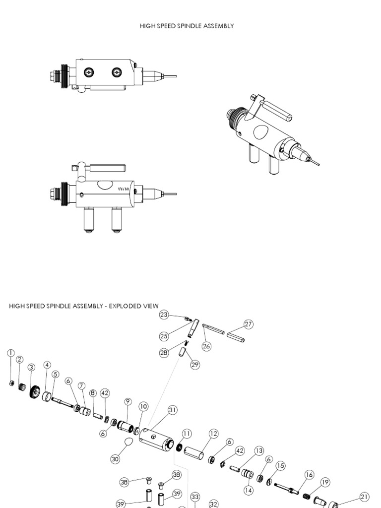 High Speed Spindle Assembly Overview | PDF | Technology & Engineering