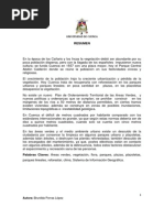 Areas Verdes en La Cuidad de Cuenca