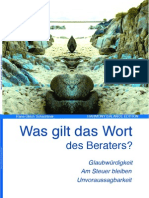 Was Gilt Das Wort Des Beraters? PDF