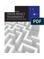 Online Privacy Transparency Annual Report 2013