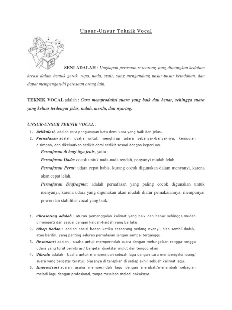 Teknik Vokal