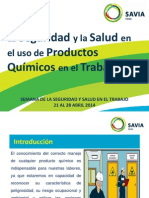 La Seguridad y Salud en El Trabajo en El Uso de Productos Químicos en El Trabajo.