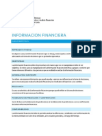 Caracteristicas de La Informacion Financiera