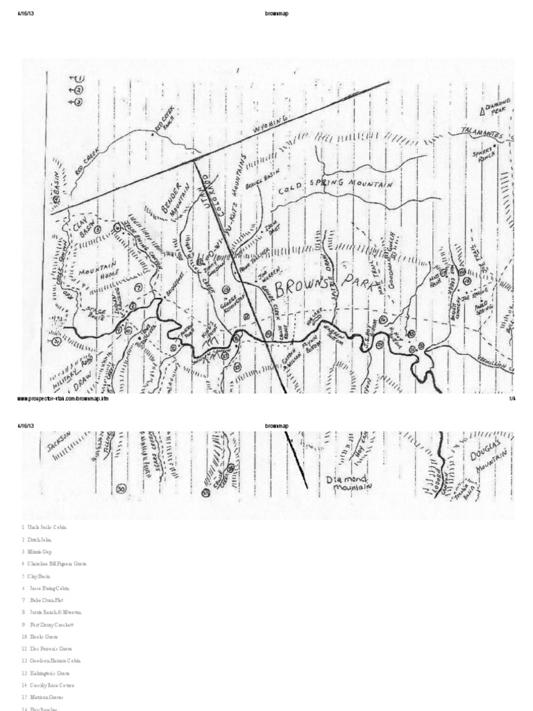 Brown's Park Colorado Map (629 views)