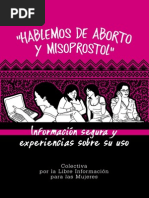 Hablemos de Aborto y Misoprostol. Colectiva Por La Libre Informacion Para Las Mujeres