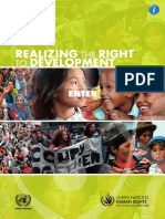 Realizing The Right To Development