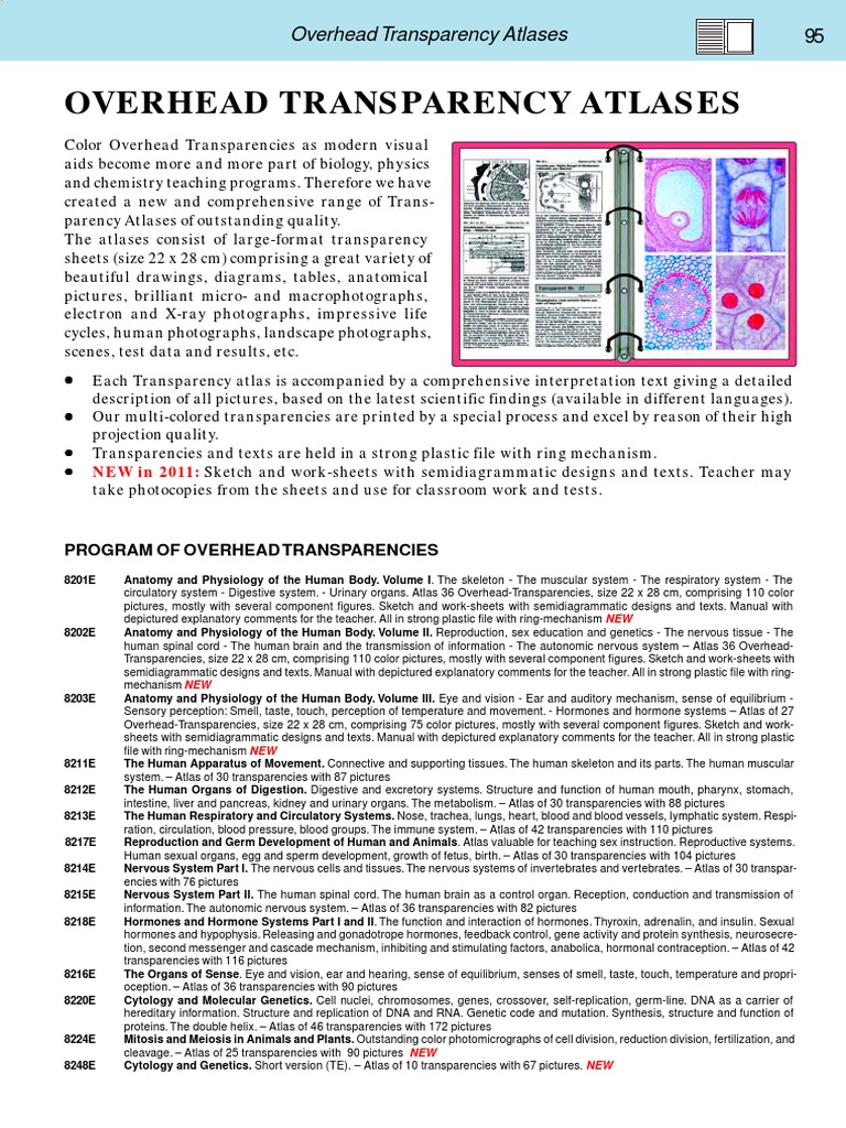 Overhead Transparency Atlases for Science | PDF | Lung | Heart