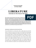 Liberature - Manifesto