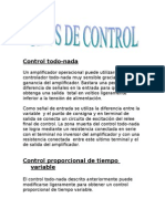 Tipos de Control