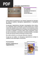 Interruptor magnetotérmico