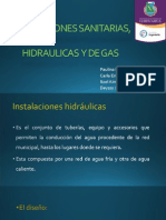 Instalaciones Hidraulicas, Sanitarias y Gas