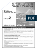 Prova2445 Polícia Federal Arquiteto