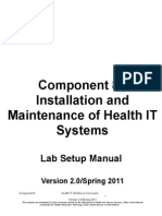 08- Installation and Maintenance of Health IT Systems- Lab Setup Manual