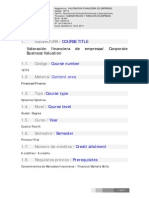 Valoración Financiera de Empresas. ADE 12-13