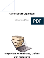 Administrasi Organisasi