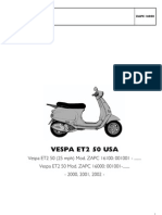 Vespa ET2 Parts Manual