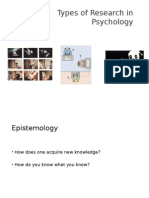 Types of Psychological Research Methods