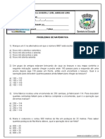 Problemas de Matemática 5 Ou 6º Ano Para Terça Feira