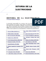 Historia de La Electricidad