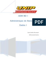 ADM BD I - Modelos de Dados e Normalização de Tabelas