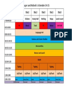 Schedule 14 15