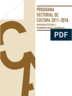 Plan Sector I Al Cultura