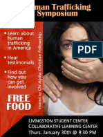 Human Trafficking Symposium Flyer