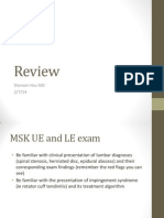 Musculoskeletal System Review