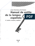 Martinez de Sousa Jose - Manual de Estilo de La Lengua Española