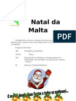 Natal a Malta 2009 - Programa