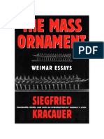 Kracauer Siegfried the Mass Ornament Weimar Essays