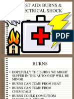 First Aid Burns & Electrical Shock