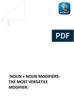 21.noun + Noun Modifiers The Most Versatile Modifier