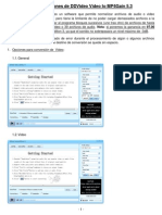 Configuraciones de DDVideo Video To MP4Gain 5.3 PDF
